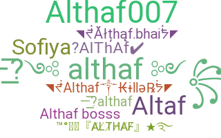 Nama panggilan - Althaf