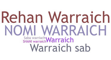 Nama panggilan - Warraich