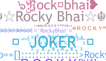 Nama panggilan - rockybhai