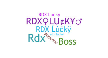 Nama panggilan - RDXlucky