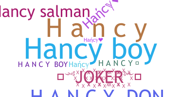Nama panggilan - Hancy