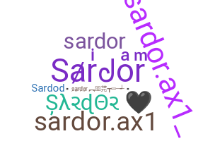 Nama panggilan - Sardor