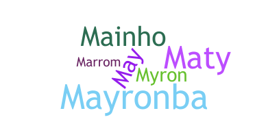 Nama panggilan - Mayron