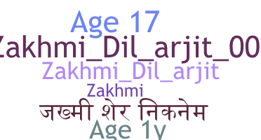 Nama panggilan - Zakhmi