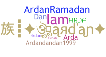 Nama panggilan - Ardan