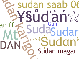 Nama panggilan - Sudan