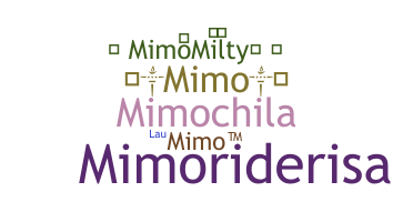 Nama panggilan - Mimo