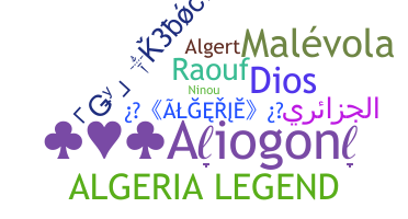 Nama panggilan - Algeria