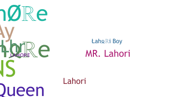 Nama panggilan - Lahore