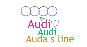 Nama panggilan - audi