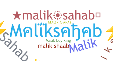 Nama panggilan - Maliksahab
