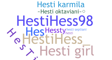Nama panggilan - Hesti