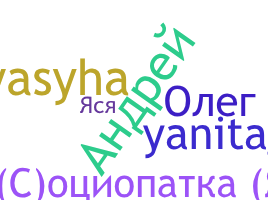 Nama panggilan - Яся