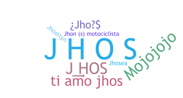 Nama panggilan - Jhos
