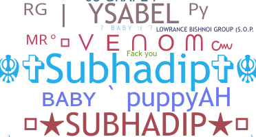 Nama panggilan - Subhadip