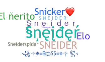 Nama panggilan - Sneider
