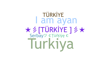 Nama panggilan - Turkiye