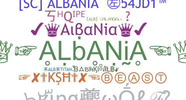 Nama panggilan - Albania
