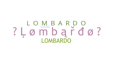 Nama panggilan - Lombardo