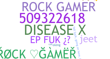 Nama panggilan - Rockgamer