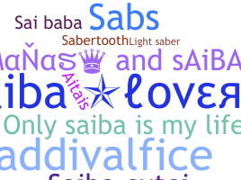 Nama panggilan - Saiba