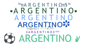 Nama panggilan - Argentino