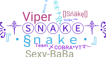 Nama panggilan - Snake