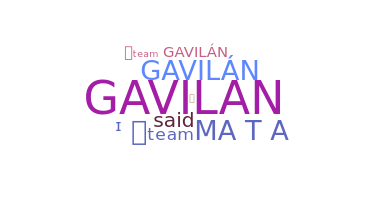 Nama panggilan - Gavilan