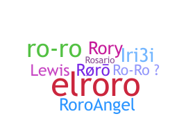 Nama panggilan - Roro