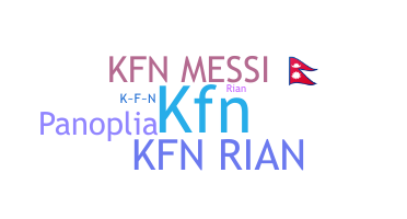 Nama panggilan - KFN