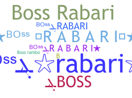 Nama panggilan - BossRabari