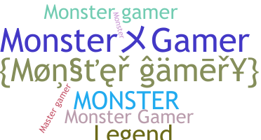 Nama panggilan - monstergamer