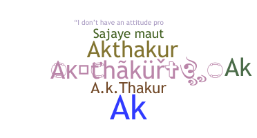 Nama panggilan - AkThakur