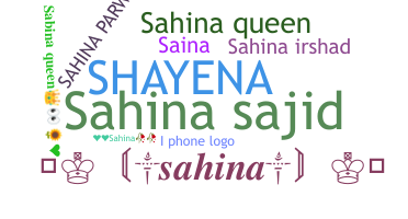 Nama panggilan - Sahina