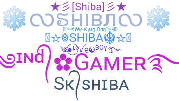 Nama panggilan - Shiba