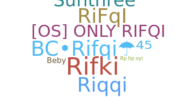 Nama panggilan - Rifqi